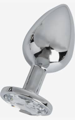 Analplugg & Buttplug Pleasure Steel Plug With Crystal M