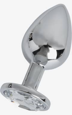 Buttplug Pleasure Steel Plug With Crystal