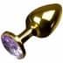 Jewellery S Gold/Purple 3 cm