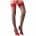 Stockings Black w. Red Lace 4/L