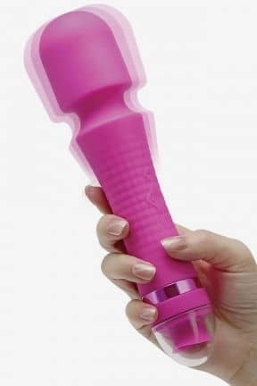 För kvinnor Suction Double End Wand Pink