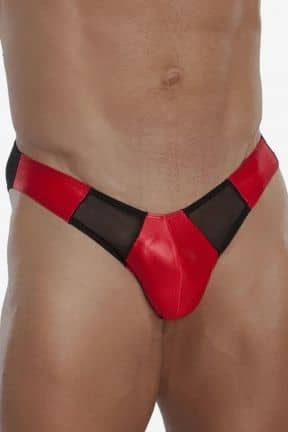 Sexiga Underkläder Briefs Mesh Black/Red  XL