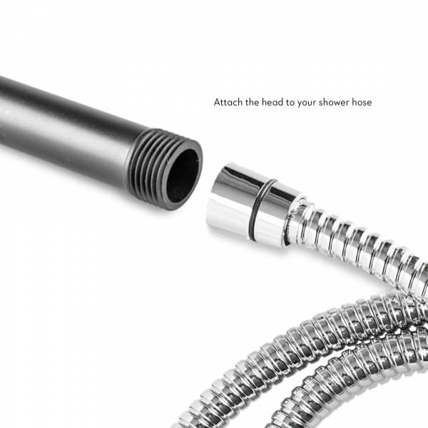 Anal shower head nozzle detalj på munstycket