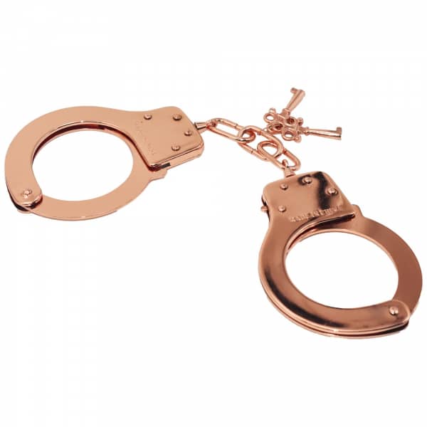 Metal Handcuffs Rose Gold