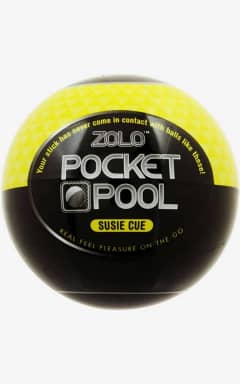För män Zolo - Pocket Pool Susie Cue Yellow