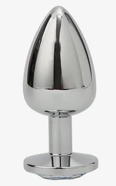 Anal Leksaker Pleasure Steel Plug with Crystal S