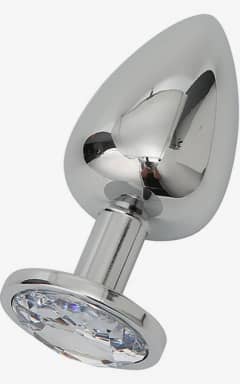 Analplugg & Buttplug Pleasure Steel Plug with Crystal S