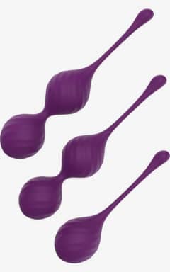 Hälsa Kegel Ball Three pcs Set purple