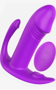 För kvinnor Didi Tripple vibrator with remote