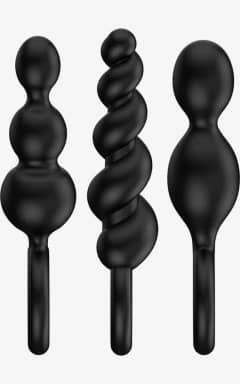 Anala sexleksaker Satisfyer - Booty Call Plugs Black