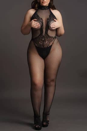 Alla Le Désir Fishnet Lace Bodystocking OSX