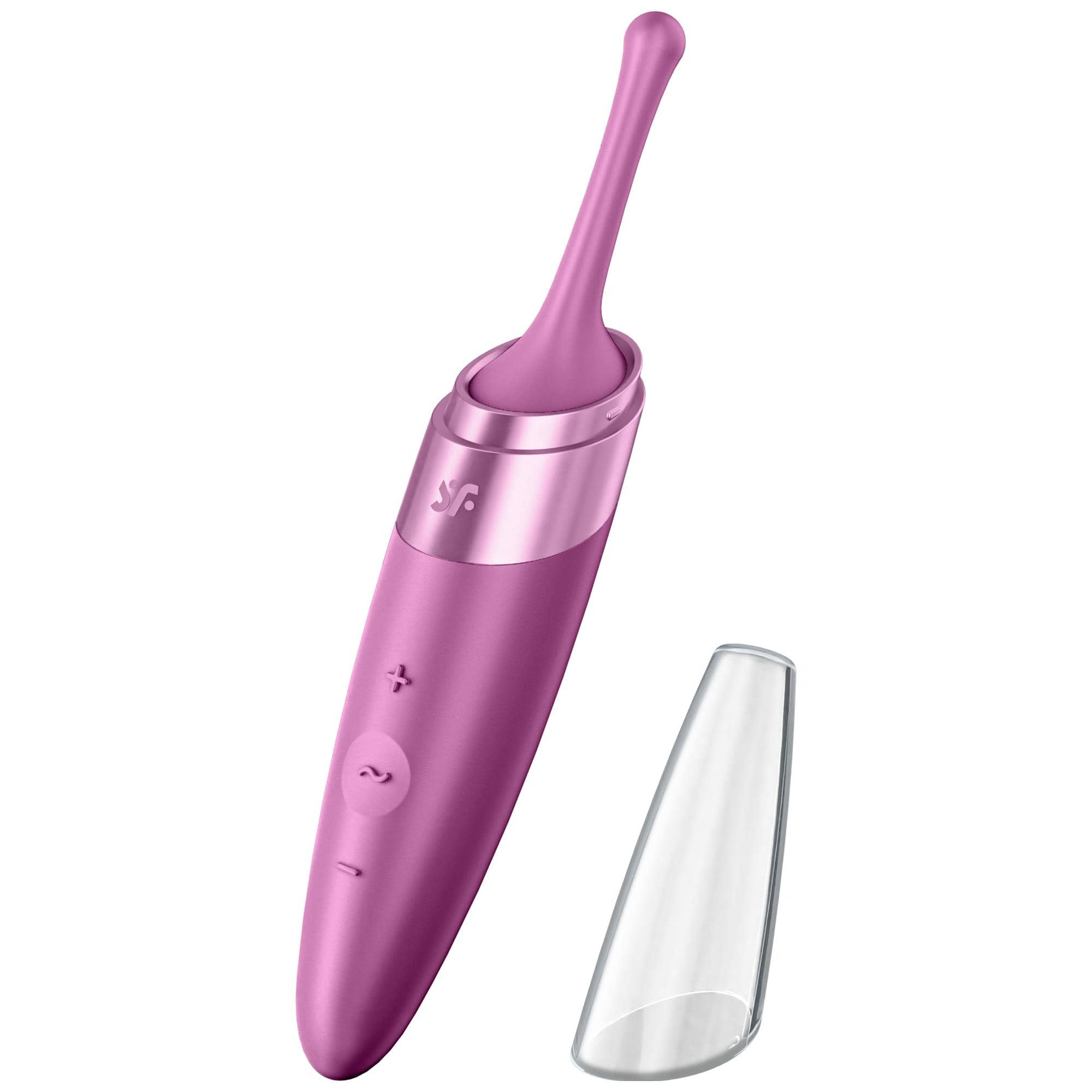 Вибромассажер Satisfyer Threesome 3 для стимуляции клитора и сосков, розовый 4037158PNK - Satisfyer - Мини-вибраторы - Купить