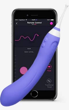 Appstyrda vibratorer Lovense Hyphy Dual End Vibrator