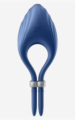 Penisringar Satisfyer Duelist Vibrating Cock Ring Dark Blue