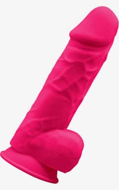 Dildos med vibrator Silexd Model 1 8'5" Vibration Pink