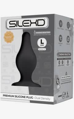 Analplugg  & Buttplug Silexd Plug Model 2 L Black