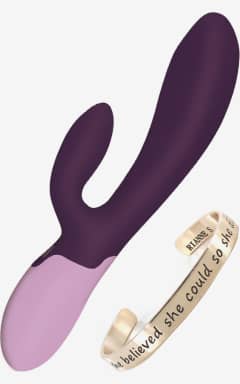 För henne Rs - Essentials - Xena Rabbit Vibrator Deep Purple