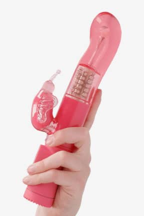 Rabbit Dildo Rotating Butterfly Pink