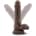 Dr. Skin Plus 16,5cm Posable Dildo Chocolate