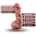 Dr. Skin Plus 18cm Girthy Posable Dildo Mocha