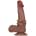 Evolved Flexskin Poseable Dildo 19,5cm Mocha