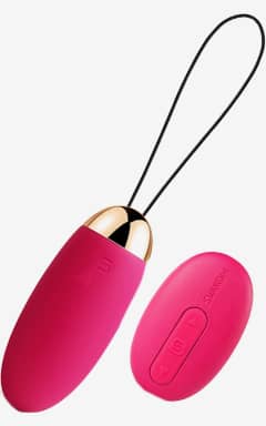 Vibratorer Svakom - Elva Vibrating Egg Plum Red