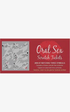 Sexspel Oral Sex Scratch Tickets