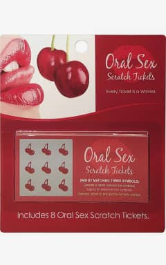 Sexleksaker för par Oral Sex Scratch Tickets