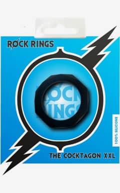 Penisringar Rock Rings The Cocktagon XXL Black
