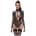 Lace Body with Straps Black L