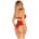 Obsessive Lonesia Garter Belt Red S/M