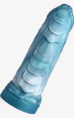 Alla Sea Serpent Blue Scaly Silicone Dragon Dildo