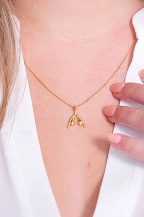 Kroppssmycken Womanizer Guld Klitoris Halsband