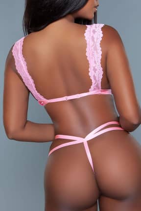 Sexiga Underkläder BeWicked Tatum Bodysuit Pink M
