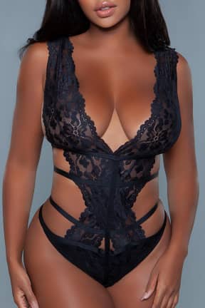 Sexiga Underkläder BeWicked Tatum Bodysuit Black XL