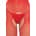 Sparkle Crotchless Bodystocking OS Red