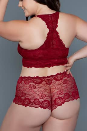 Sexiga Underkläder Cindy Cami Maroon XL