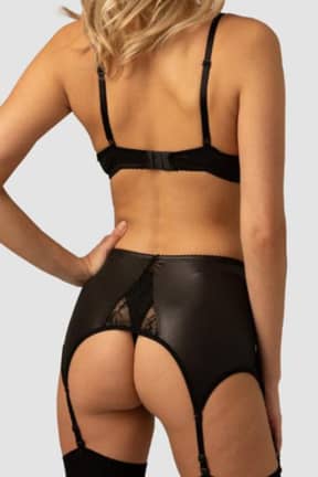 Sexiga Underkläder Wetlook Bra Set Vesper LXL