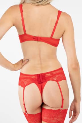 Sexiga Underkläder 3 Piece Bra Set Marzia Red LXL