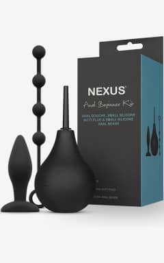 Analplugg  & Buttplug Nexus Anal Beginner Set Black