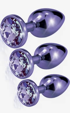 Sexleksaksset Nixie Metal Butt Plug Purple Metallic