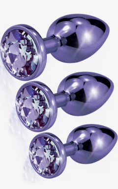 Buttplug Nixie Metal Butt Plug Purple Metallic