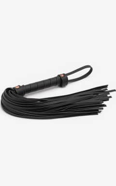 Piskor & paddles Bondage Couture Flogger Black