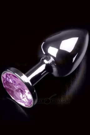 Buttplug Jewellery Small Silver Purple