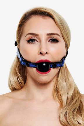 Alla Whipsmart Diamond Ball Gag Blue