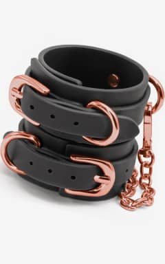 Alla Bondage Couture Wrist Cuffs Black