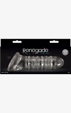 Sexleksaker för par Renegade Ribbed Extension Clear