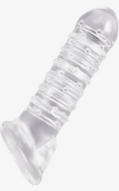 Sexleksaker för män Renegade Ribbed Extension Clear