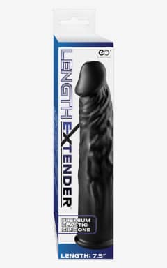 Penisförstoring Length Extender Sleeve 7.5inch Black