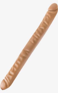 Dildo Dr Skin 18inch Double Dildo Mocha